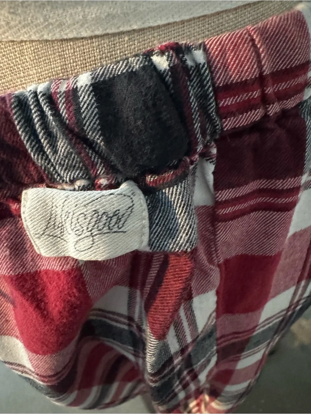 Life Is Good soft plaid